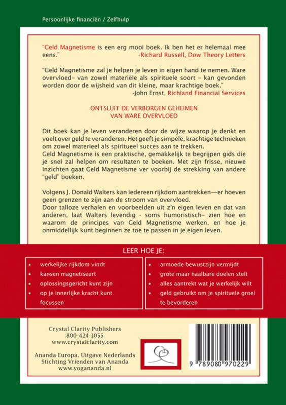 Achterkant van Geld Magnetisme