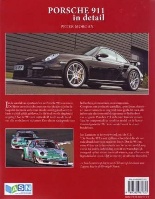 Achterkant van Porsche 911 in detail