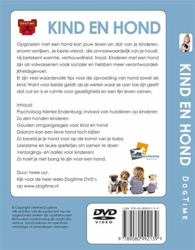 Achterkant van Kind en hond
