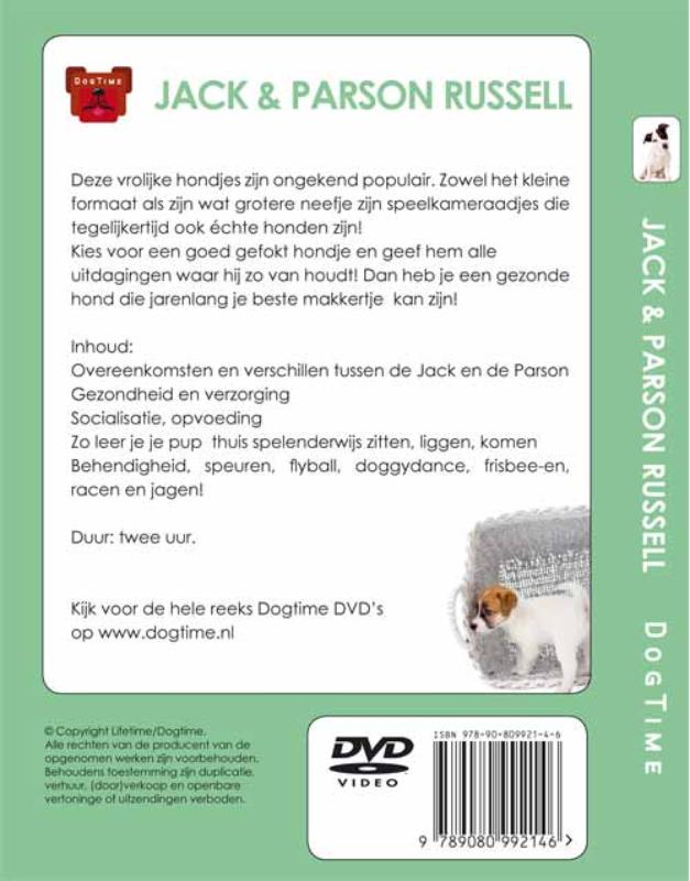 Achterkant van Jack & Parson Russell terrier