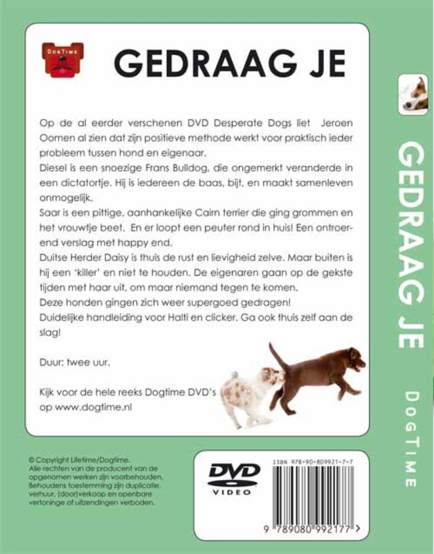 Achterkant van Gedraag je!