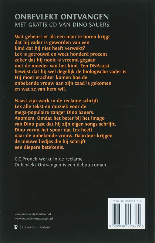 Achterkant van Onbevlekt Ontvangen