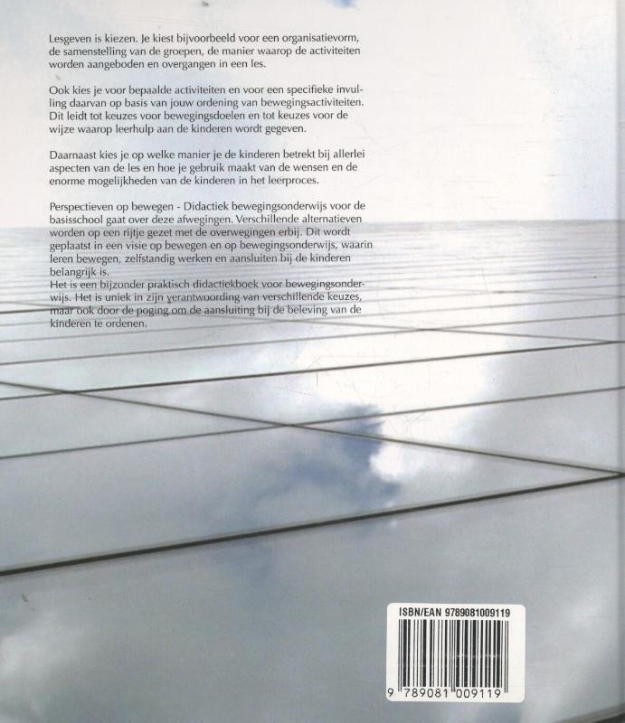 Achterkant van Perspectieven op bewegen