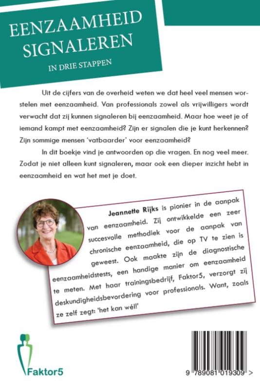 Achterkant van Eenzaamheid signaleren in drie stappen