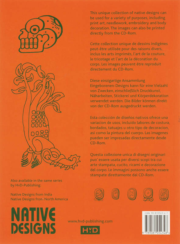 Achterkant van Native Designs from Ancient Mexico & Peru