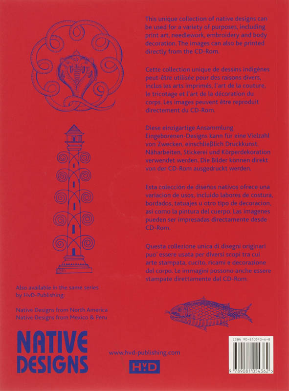 Achterkant van Native Designs from India