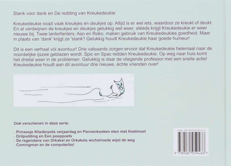 Achterkant van Stank voor dank en De redding van Kreukedeukie
