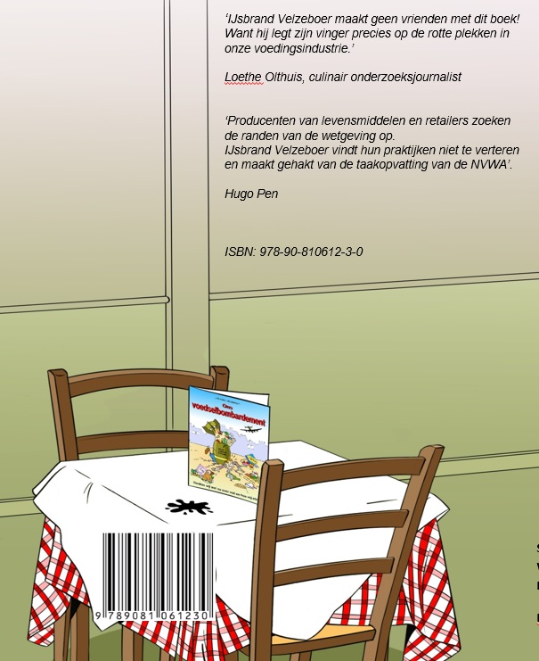 Achterkant van Leugens op mijn bord