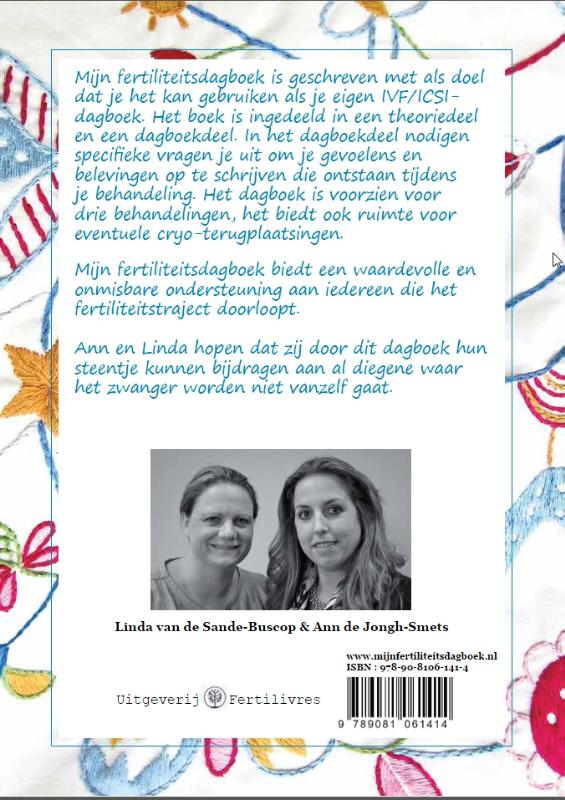 Achterkant van Mijn fertiliteitsdagboek