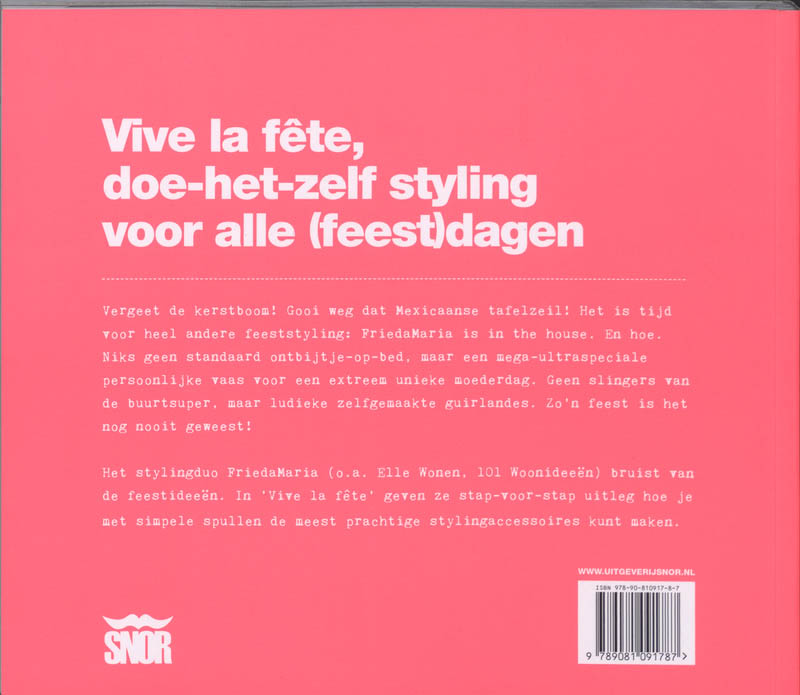 Achterkant van Vive la fete