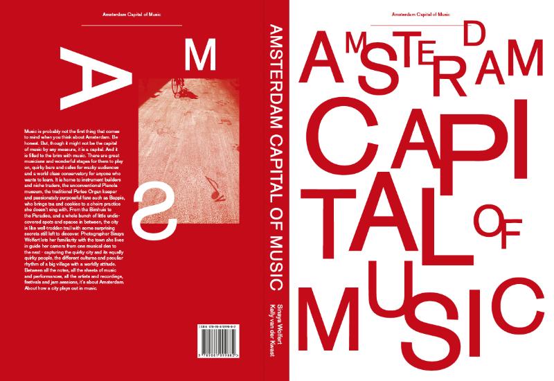 Achterkant van Amsterdam capital of music