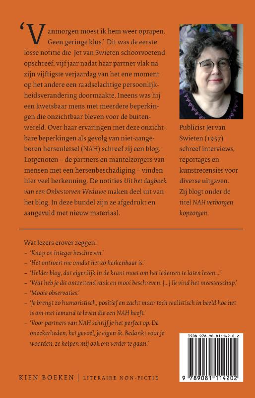 Achterkant van Uit het dagboek van een Onbestorven Weduwe