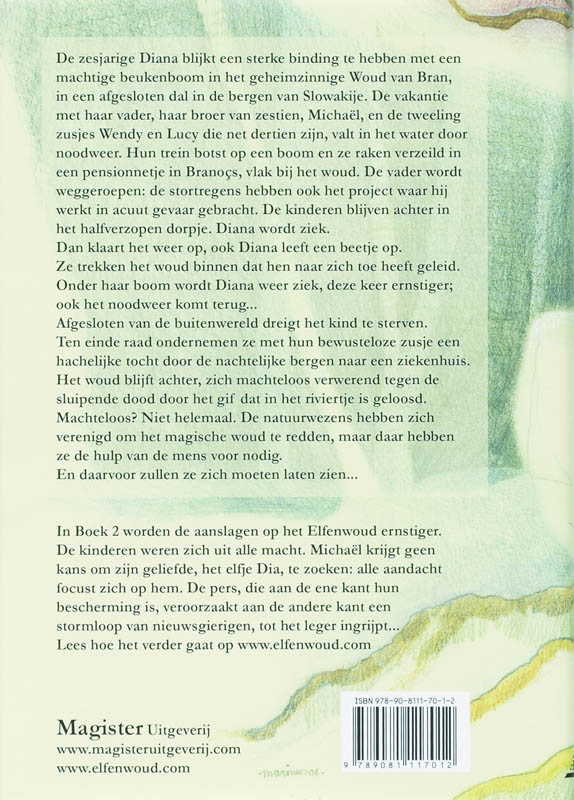 Achterkant van De geboorte van Dia