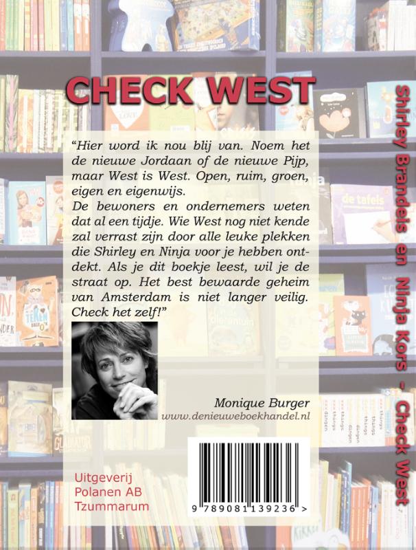 Achterkant van Check West