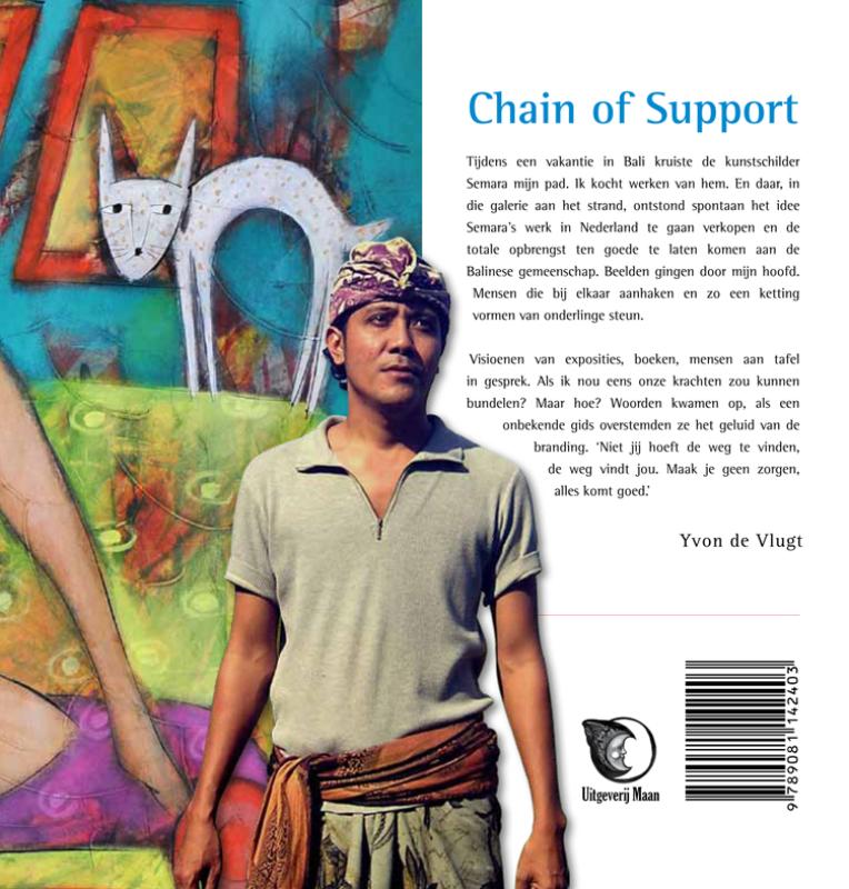 Achterkant van Chain of Support