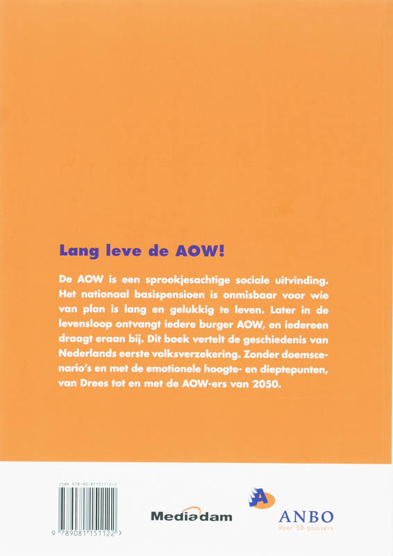 Achterkant van Lang Leve de AOW