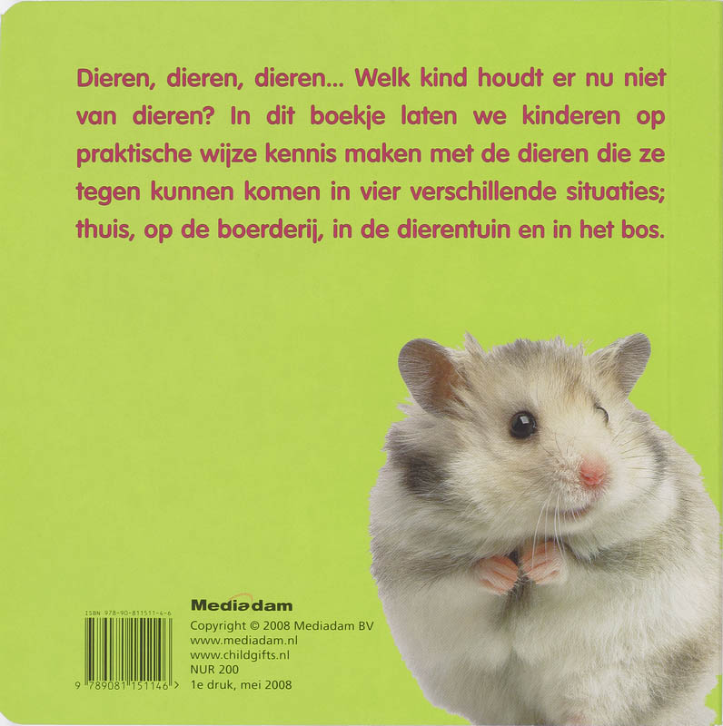 Achterkant van MIJN Dieren