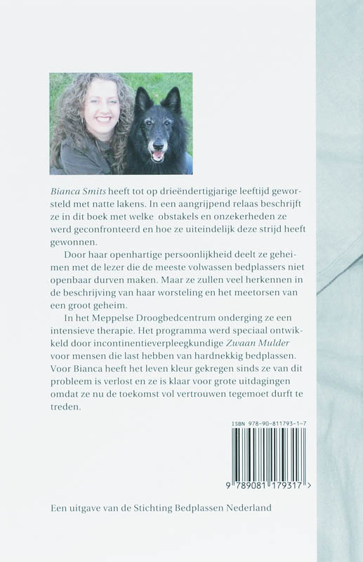 Achterkant van Natte Lakens Droge Dromen