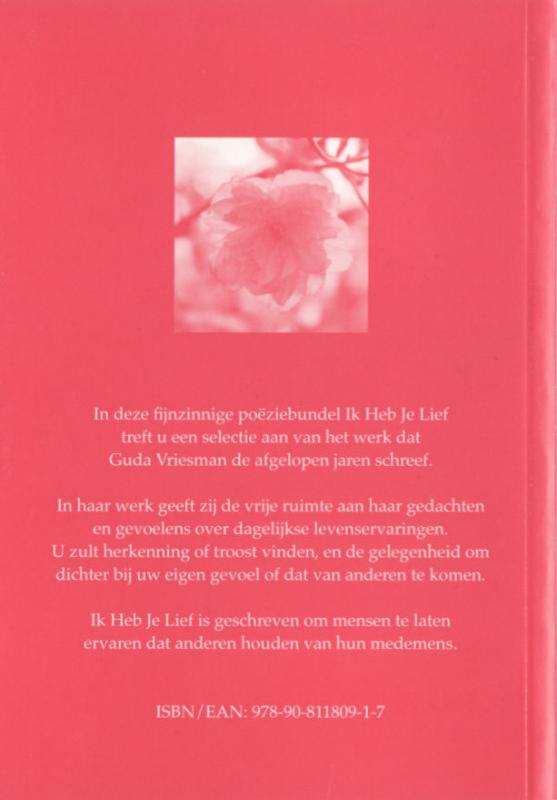 Achterkant van Ik heb je lief