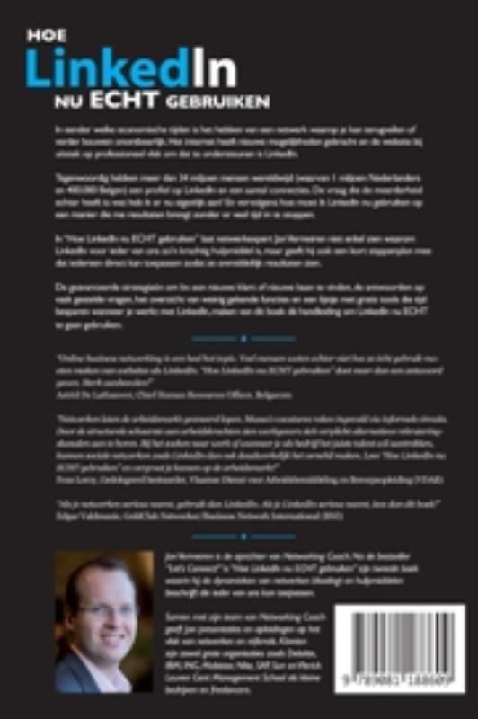 Achterkant van Hoe LinkedIn nu ECHT gebruiken