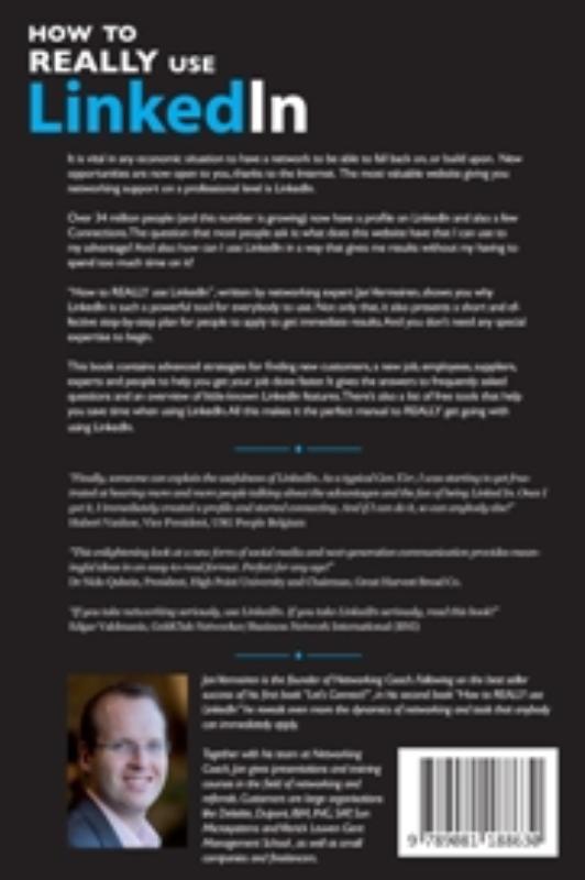 Achterkant van How to REALLY use LinkedIn