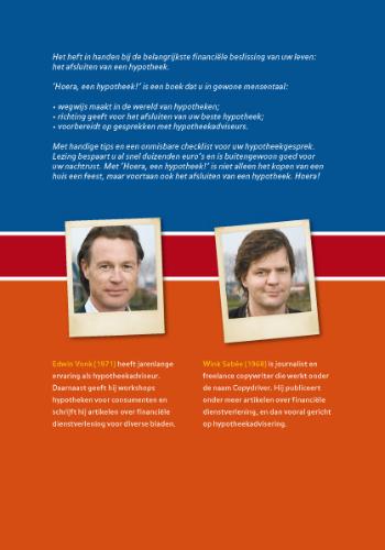 Achterkant van Hoera een hypotheek!