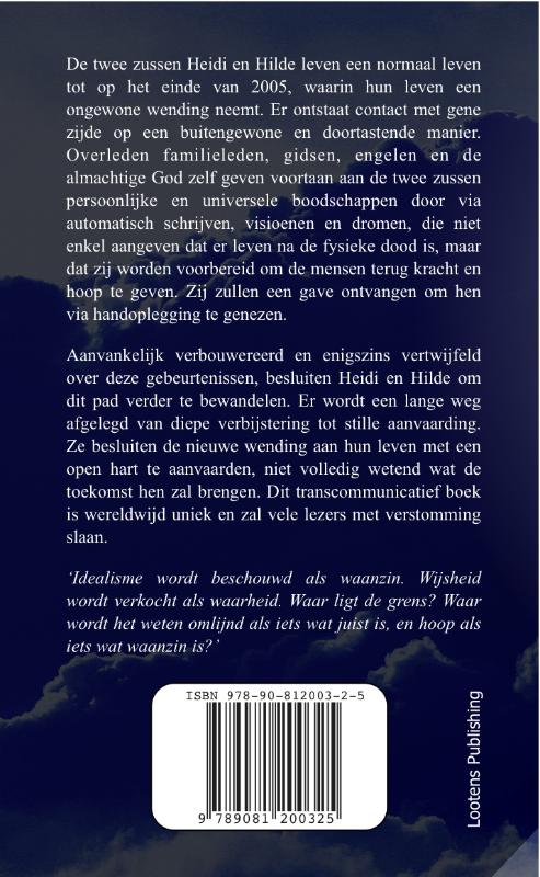 Achterkant van Geef mij je hand