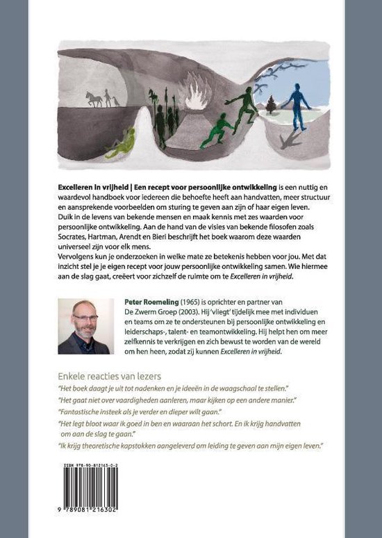 Achterkant van Excelleren in vrijheid + e-learning