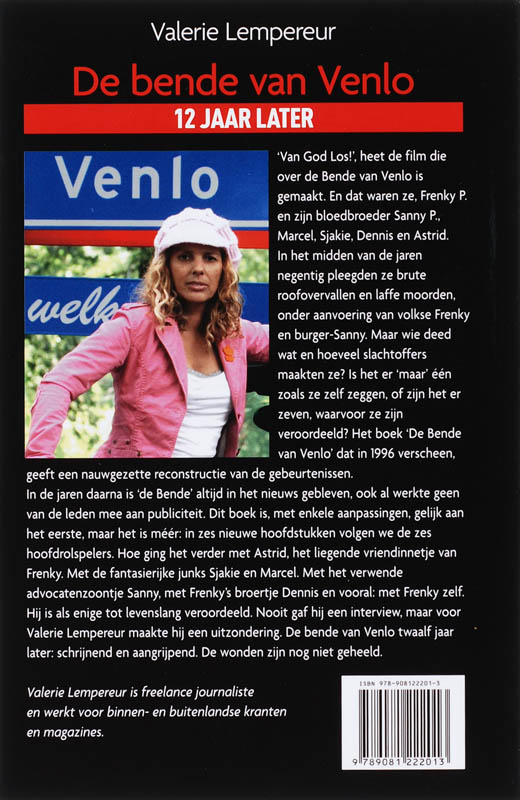 Achterkant van De bende van Venlo