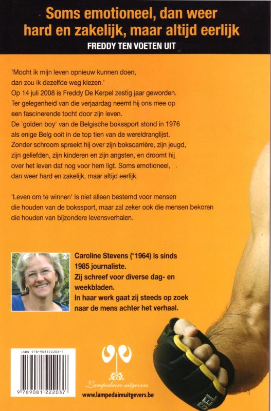 Achterkant van Freddy de Kerpel