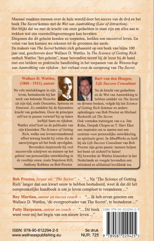 Achterkant van De Oorsprong van The Secret