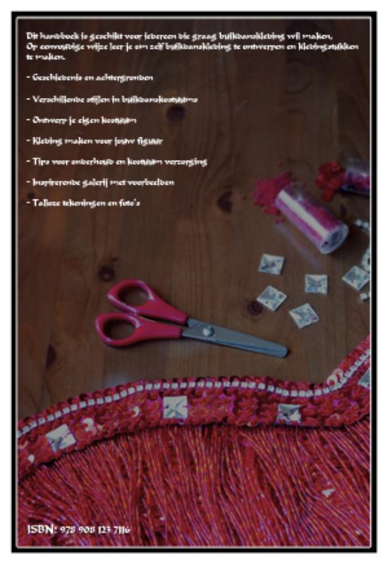 Achterkant van Handboek buikdanskleding
