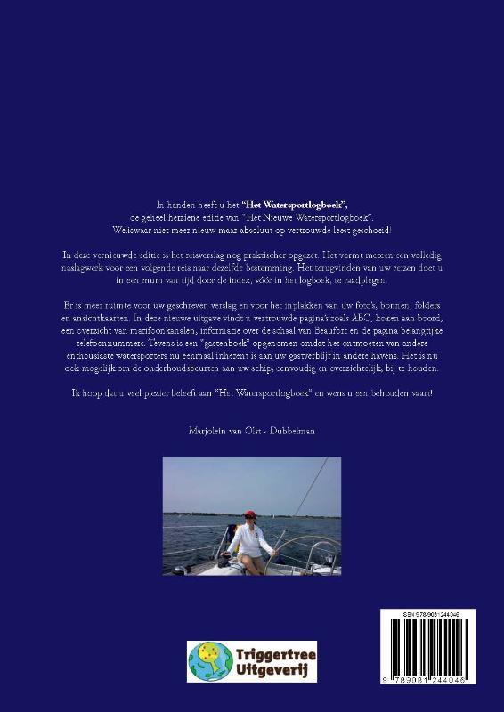 Achterkant van Het Watersportlogboek