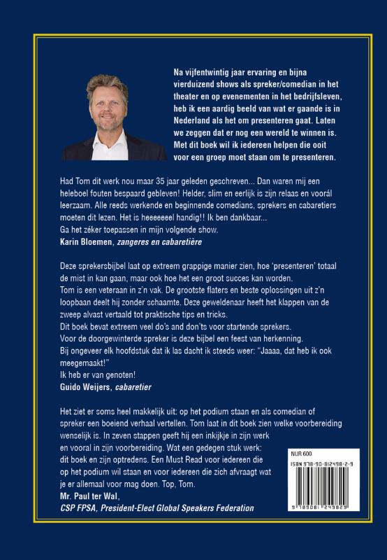 Achterkant van De sprekersbijbel