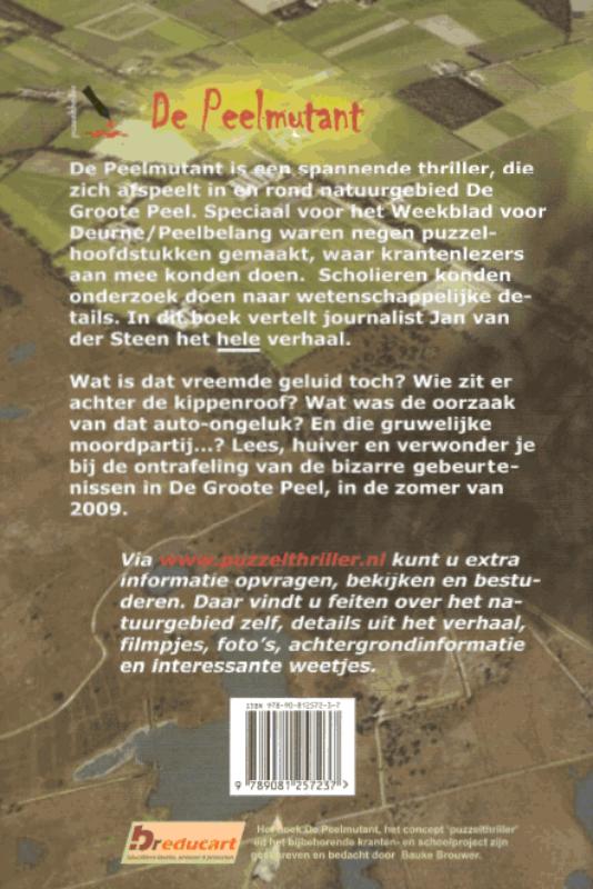 Achterkant van De Peelmutant