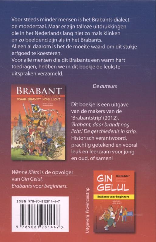 Achterkant van Wènne klèts