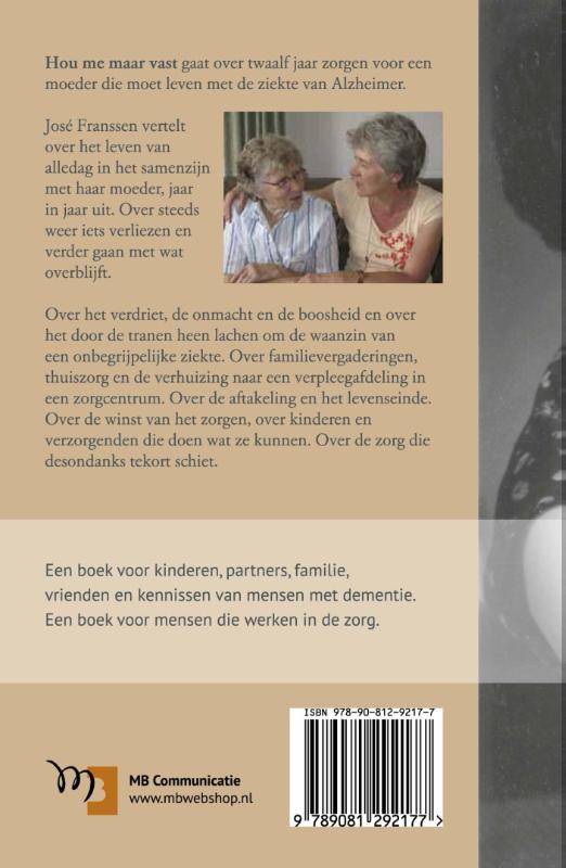 Achterkant van Hou me maar vast