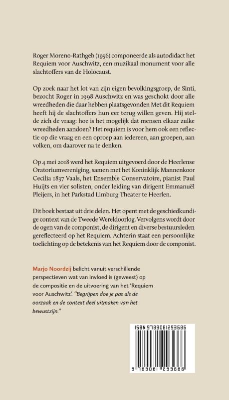 Achterkant van een reflectie op het Requiem voor Auschwitz