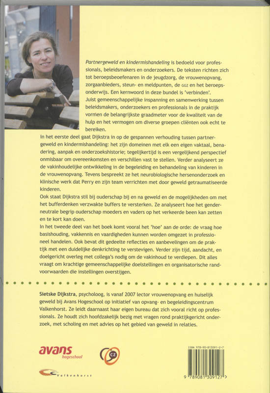 Achterkant van Partnergeweld en kindermishandeling