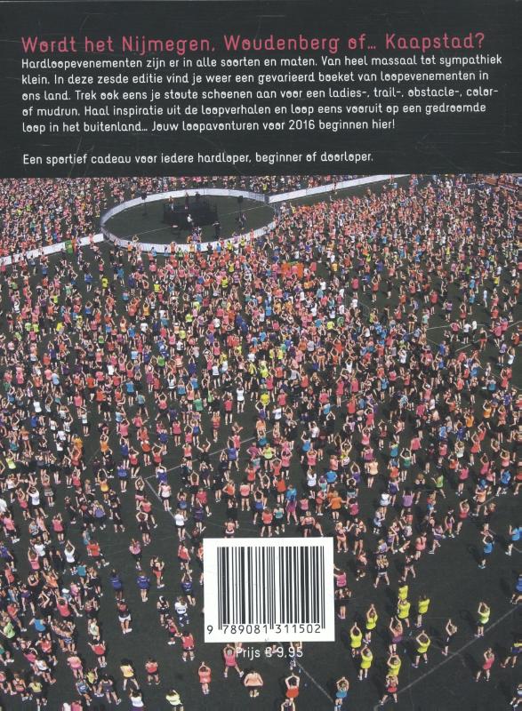 Achterkant van De leukste lopen 2016