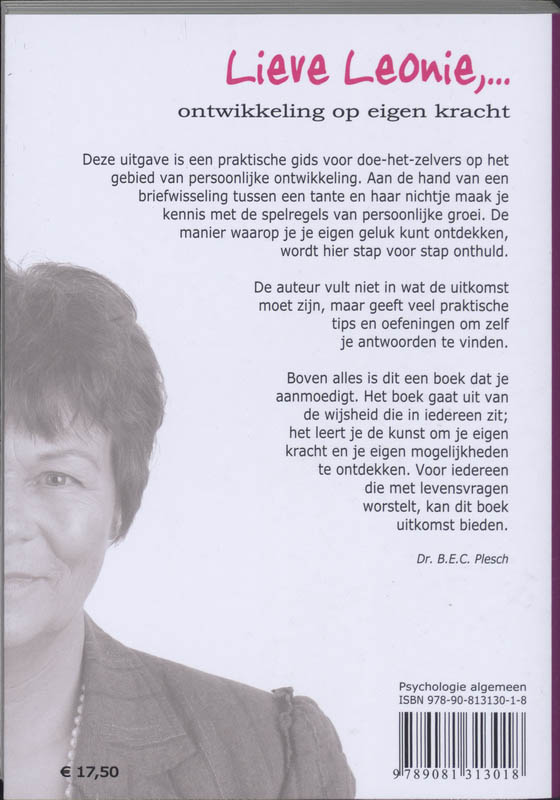 Achterkant van Lieve Leonie
