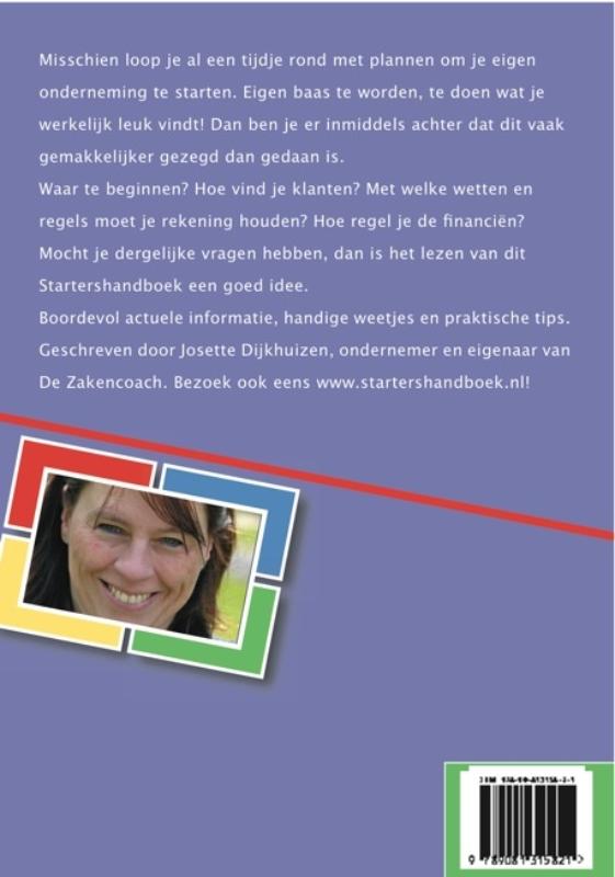 Achterkant van Startershandboek