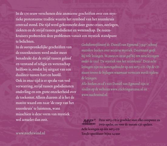 Achterkant van Mystiek van het rozenkruis