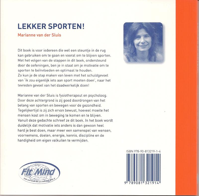 Achterkant van Lekker Sporten!