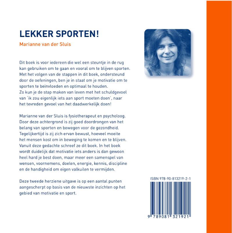 Achterkant van Lekker sporten!