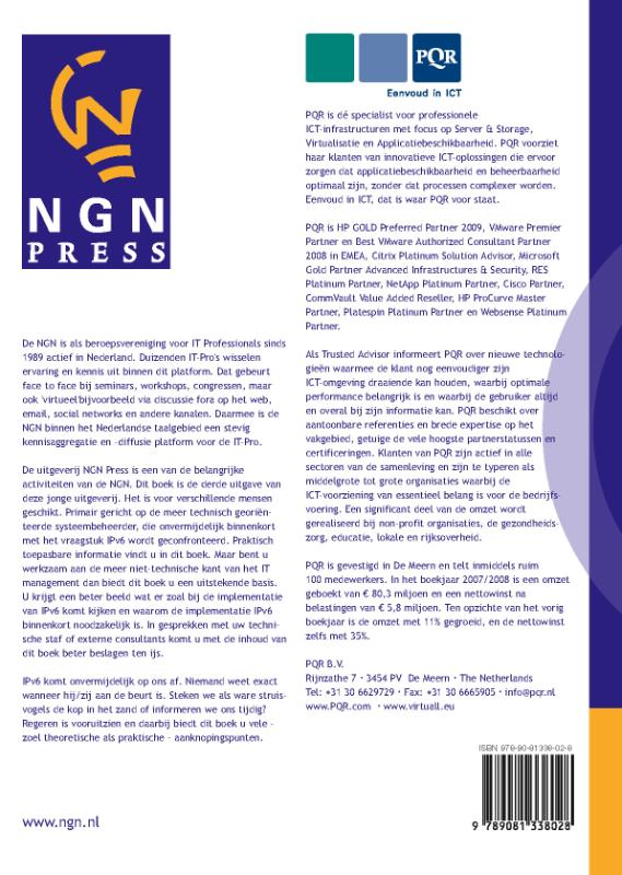 Achterkant van Het IPv6 handboek