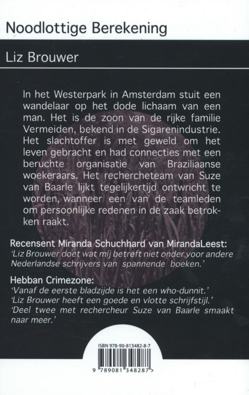 Achterkant van Noodlottige berekening