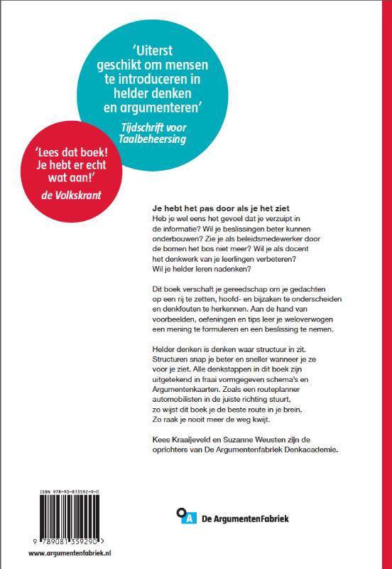 Achterkant van De gids voor helder denken