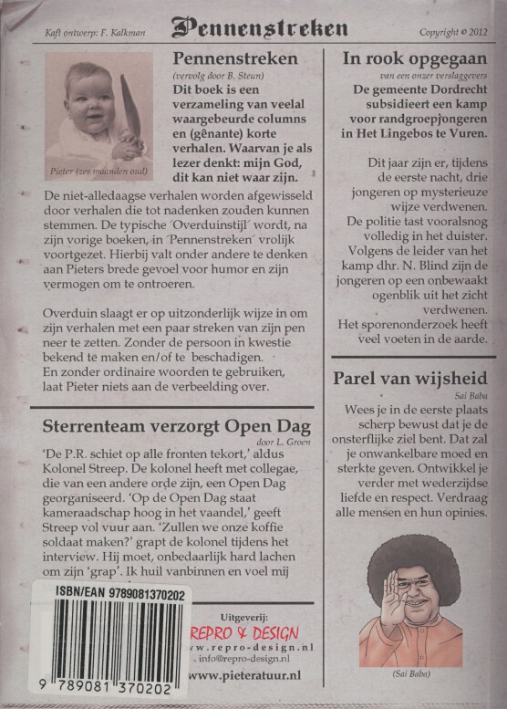 Achterkant van Pennenstreken
