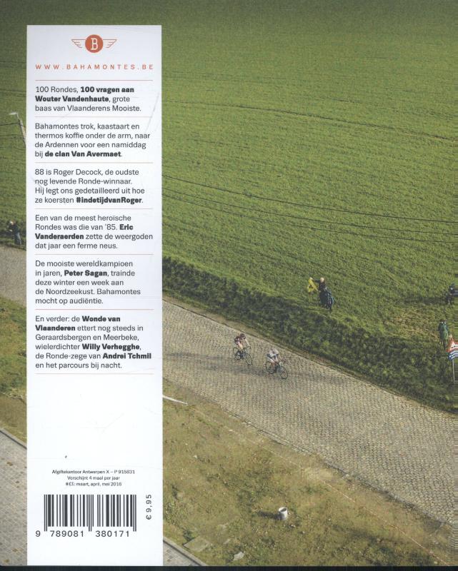 Achterkant van 13 100 rondes
